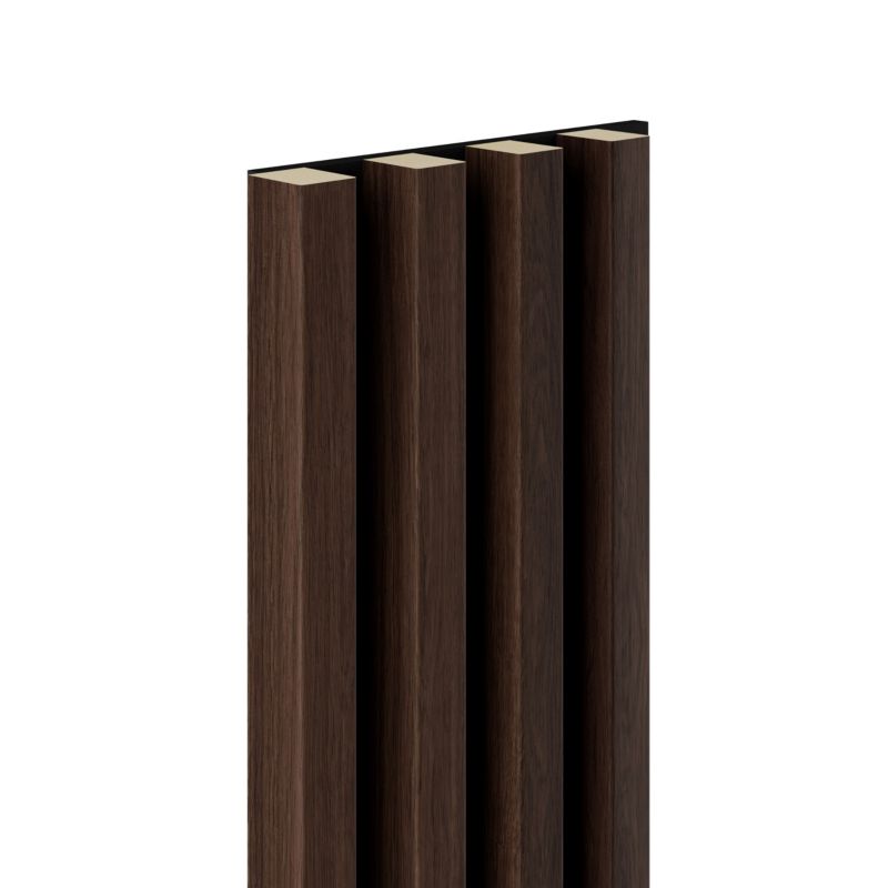 Lamel ścienny na czarnym filcu 4L Marbet Design WOODLINE MAXI 2700x177 Ciemny dąb 1 szt.