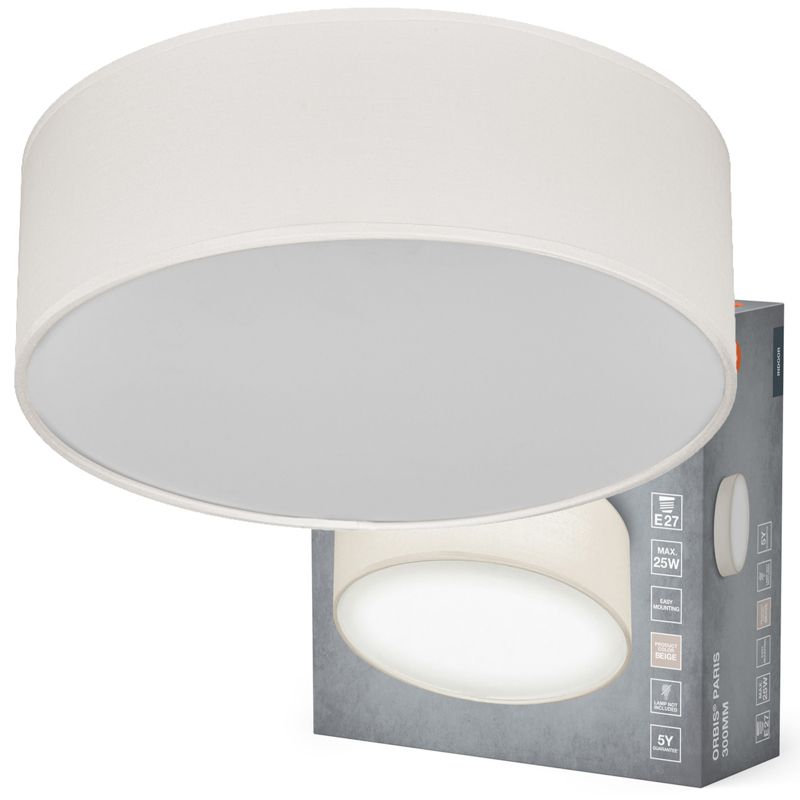 Plafon Osram Orbis Lampa Sufitowa Plafon LED E27 Okrągły Beżowy 1 szt.