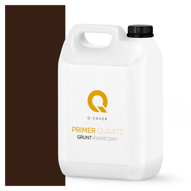 Grunt Kwarcowy pod Tynk Mozaikowy Q-Cover Brązowy ciemny M96 3KG