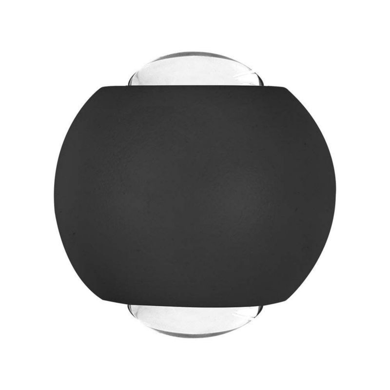 Kinkiet ścienny zewnętrzny V-TAC czarny LED 2W 4000K 200lm IP54 wym: 4,2 x 4,2 cm aluminium - 1 szt.