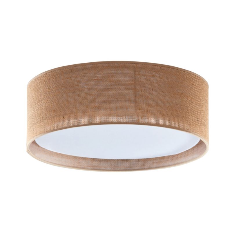 Plafon sufitowy TK-Lighting Juta biało-złoty 4 x E27 x 15W IP20 wym: 17 x 60 x 60 cm - 1 szt.