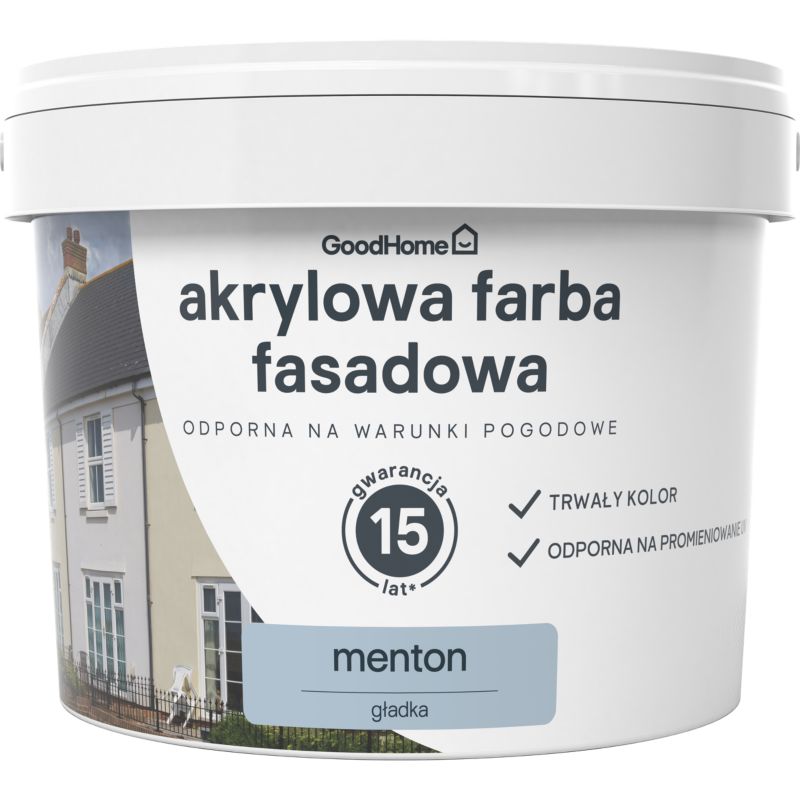 Farba elewacyjna GoodHome akrylowa menton 10 l