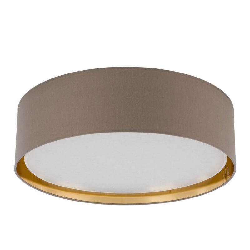 Plafon sufitowy lampa TK-Lighting Bilbao biało-beżowy-złoty 4 x E27 x 15W IP20 wym: 17 x 60 x 60 cm - 1 szt.