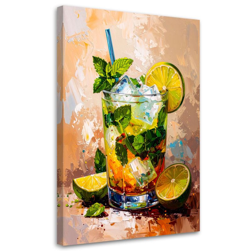 Obraz do kuchni baru jadalni Feeby Mojito Coctail Drink 70x100cm 1szt