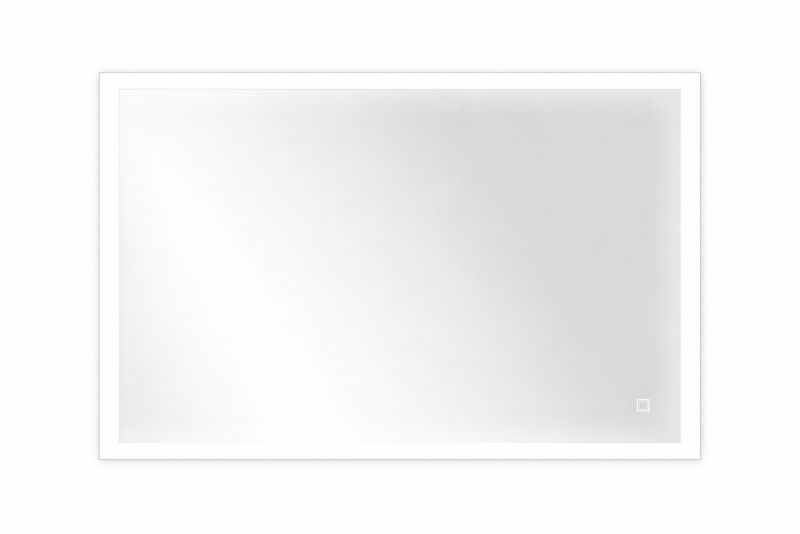 Lustro podświetlane Cordia Plus Classic Line LED w srebrnej ramie 65x80cm z włącznikiem dotykowym i matą grzewczą 1szt.