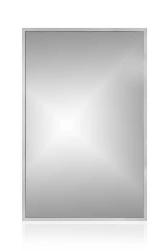 Lustro prostokątne Cordia Plus BRW Line w srebrnej ramie 65x100cm 1szt.