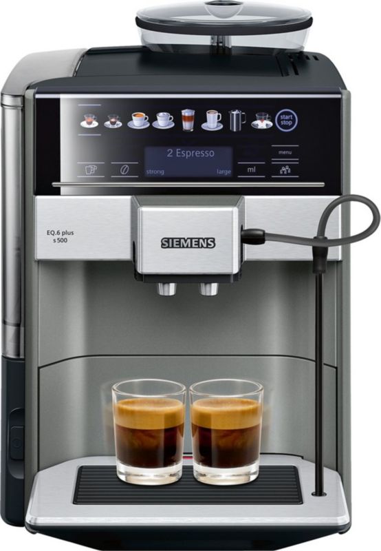 Ekspres automatyczny Siemens TE655203RW 19 bar srebrno-czarny 1500 W 1 szt.