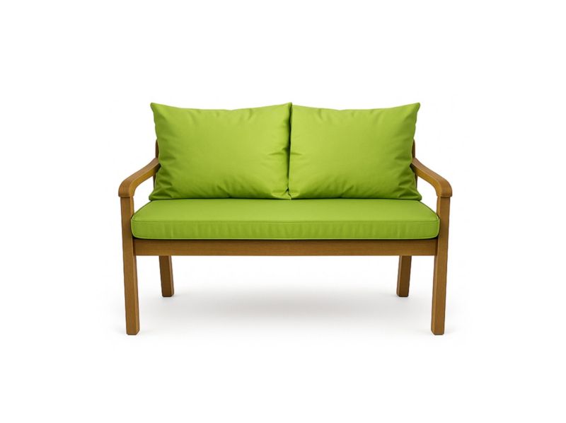 Poduszka ogrodowa na ławkę 3-os, Setgarden, 130x60x50cm, limonka dwustronne Poduszki na ławkę zdejmowany pokrowiec,Mix 1szt