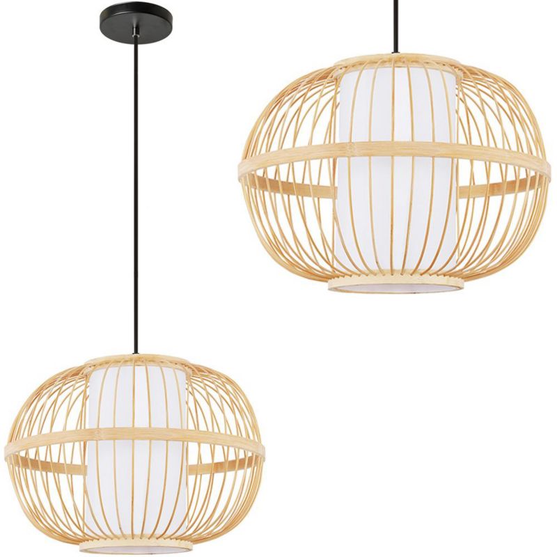 Lampa Sufitowa Wisząca Toolight App1631-1Cp Boho Beżowy