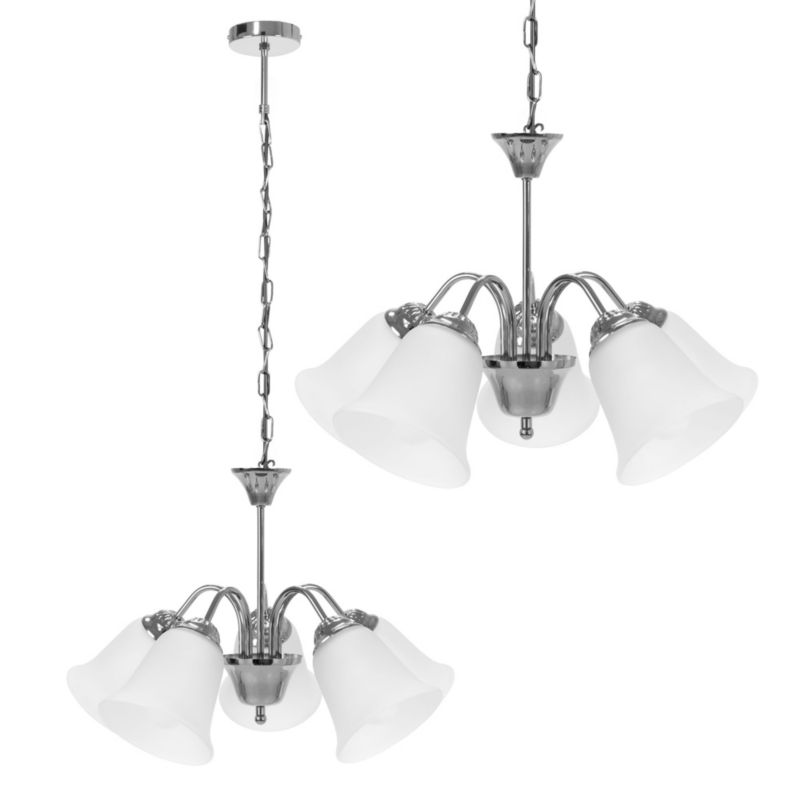 Lampa Sufitowa Wisząca Toolight App960-5Cp Chrom