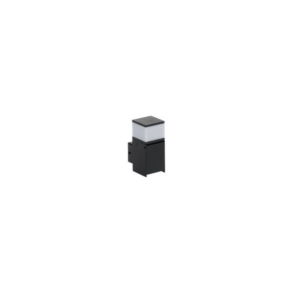Kinkiet ścienny zewnętrzny Kanlux Dasten czarny kwadratowy 1 x G9 x 11W IP44 wym: 16 x 9,7 x 7 cm - 1 szt.