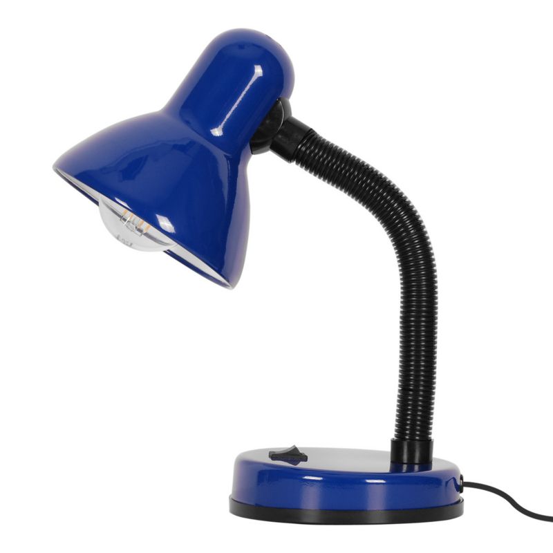 Lampa biurkowa Kaja Cariba niebiesko-czarna 1 x E27 x 25W IP20 wym: 30 x 22 x 15 cm metal - 1 szt.