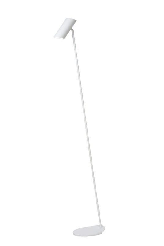 Lampa podłogowa stojąca Lucide Hester biała 1 x GU10 x 7W wym: 137 x 15 x 61 cm - 1 szt.