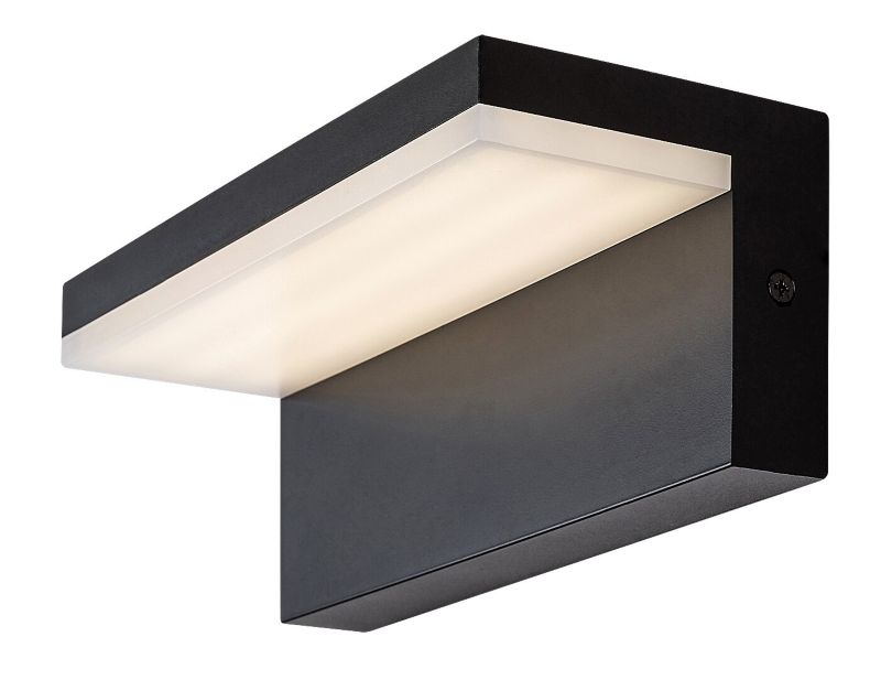 Kinkiet ścienny zewnętrzny Rabalux Zaragoza czarny LED 10W 4000K 560lm IP54 wym: 8 x 21 x 9 cm tworzywo sztuczne - 1 szt.