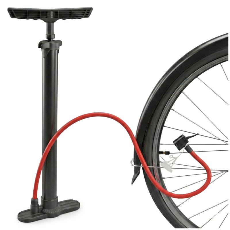 Pompka rowerowa Be-active.pl podłogowa do roweru piłki materacy 1 szt.