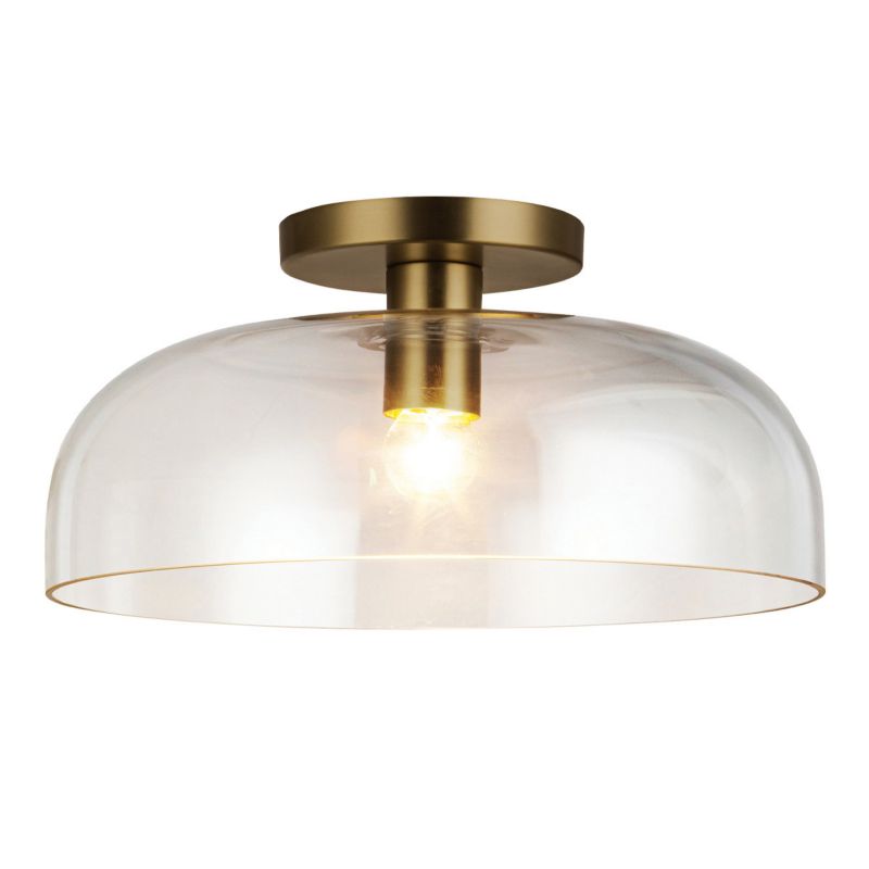 Lampa sufitowa wisząca Alora Mood Sylvia 5290 szczotkowany złoto-przezroczysty minimalistyczna 1xE27 x 60W 1 szt.
