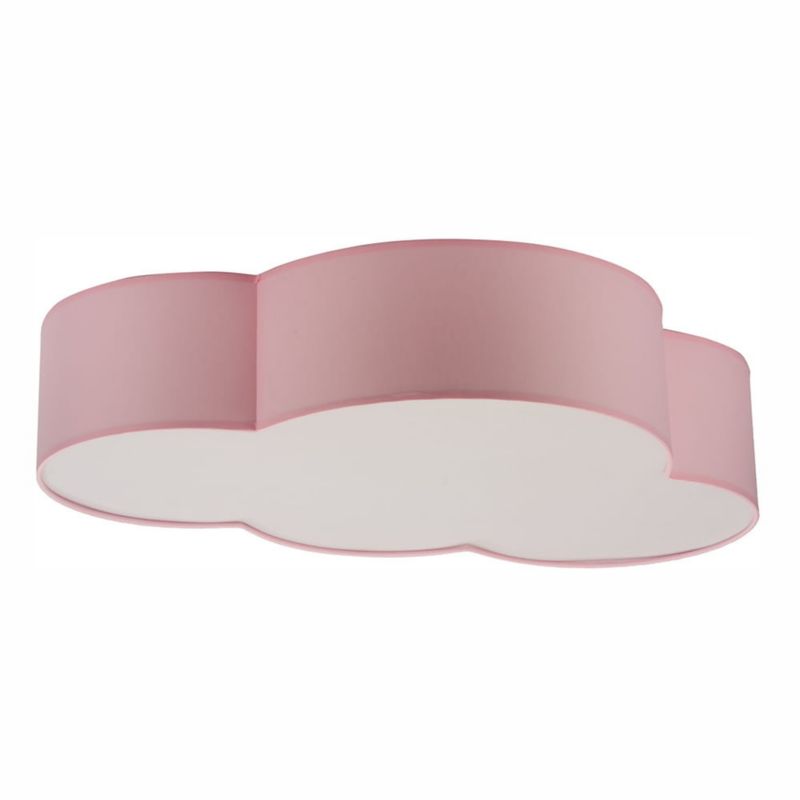 Plafon sufitowy nowoczesny TK-Lighting Cloud biało-różowy 4 x E27 x 15W IP20 wym: 13 x 45 x 62 cm - 1 szt.