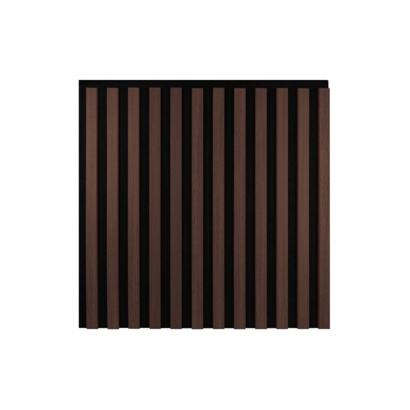 Lamel ścienny na czarnym filcu 12L Marbet Design WOODLINE 60x60 cm Dąb ciemny 1 szt.