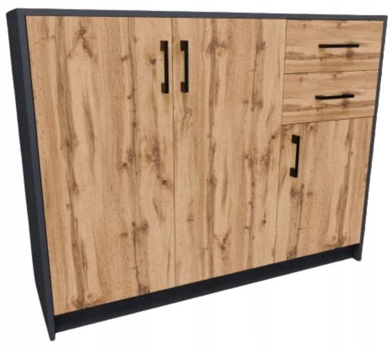 Komoda Matkam szafka 110cm 3d2s Rob grafit-wotan 1 szt.