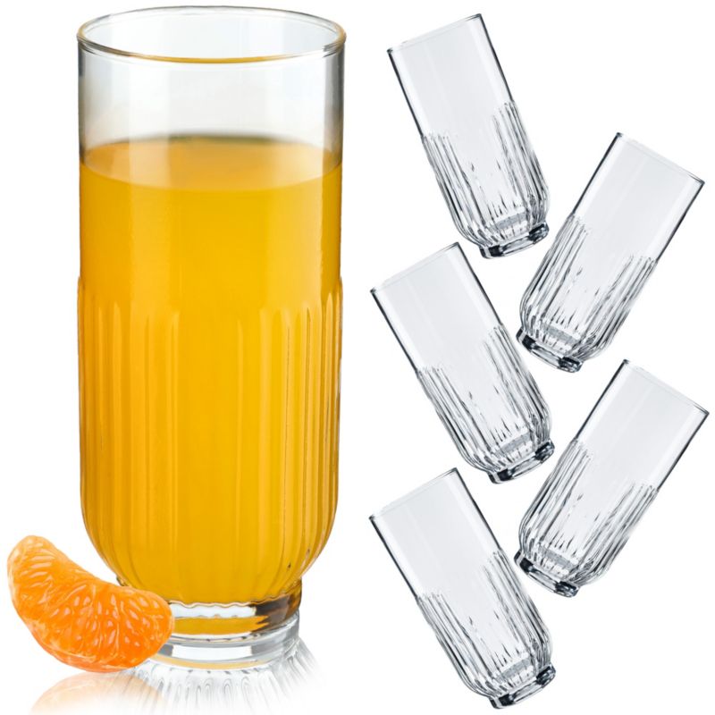 Szklanki KADAX Do Drinków Napojów 395ml Zestaw 6 szt.