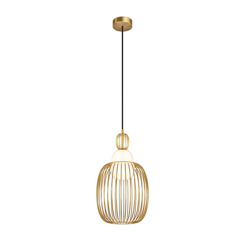 Lampa wisząca druciana owalna Maytoni LEVITATION mosiężno-biała 1xG9x40W IP20 wym:348x25,8x25,8cm - 1 szt.