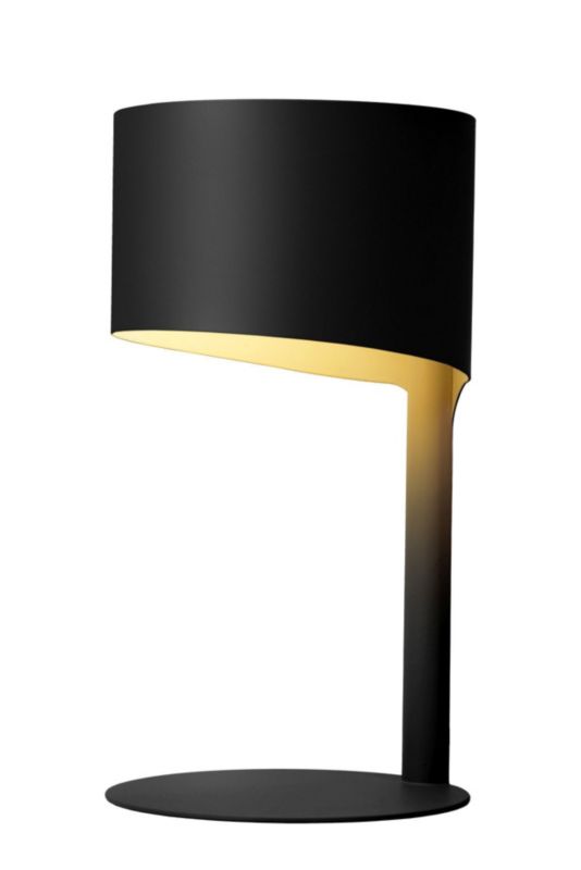 Lampa stołowa Lucide Knulle czarna 1 x E14 x 40W IP20 wym: 28.5 x 15 x 15 cm metal - 1 szt.