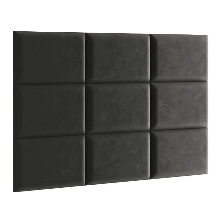 Dekoracyjny panel tapicerowany Max-Stone 30x60 kolor ciemnoszary 1 szt.