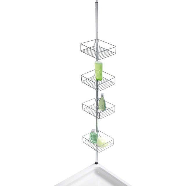 Organizer teleskopowy łazienkowy Wenko Domaso chrom, regulowany 56-275 cm, 1 szt.