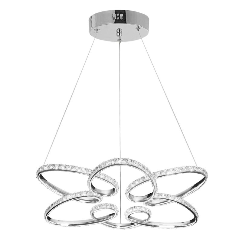 Lampa Sufitowa Wisząca Toolight Led G002-Cp Chrom
