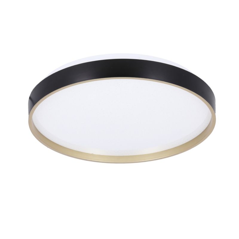 Plafon złote wnętrze Candellux Florida czarno-złoty-biały okrągły 33cm LED 18W 4000K 1100lm IP20 - 1 szt.