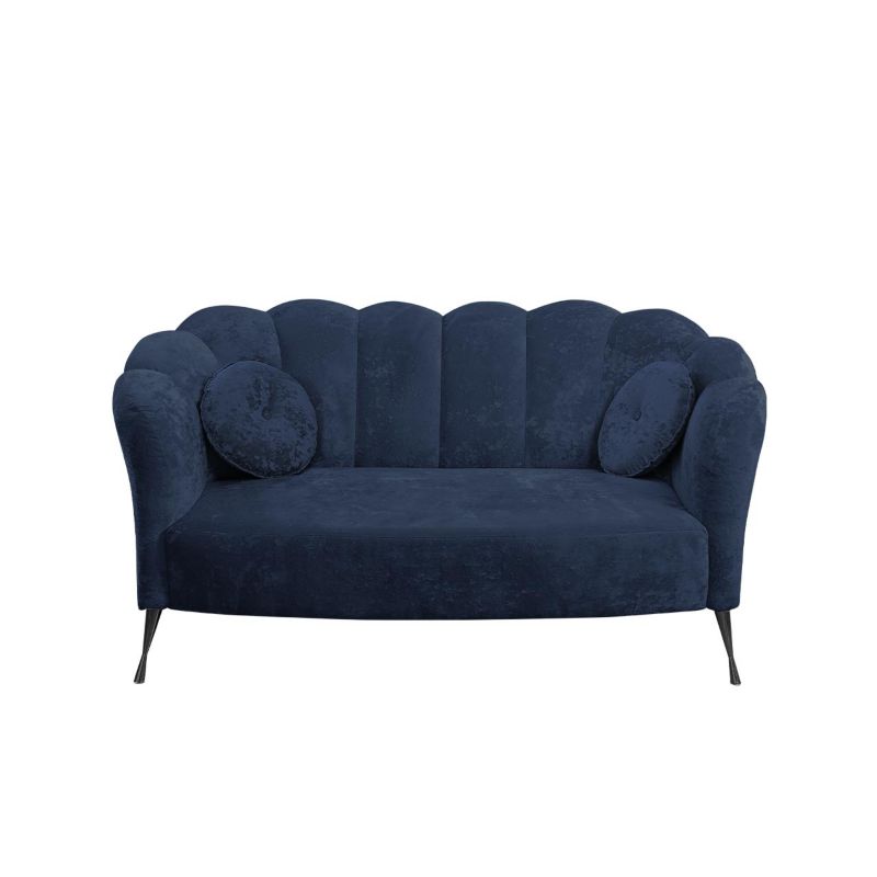 Sofa MIRJAN 24 Adria atramentowy + czarny chrom 1 szt.