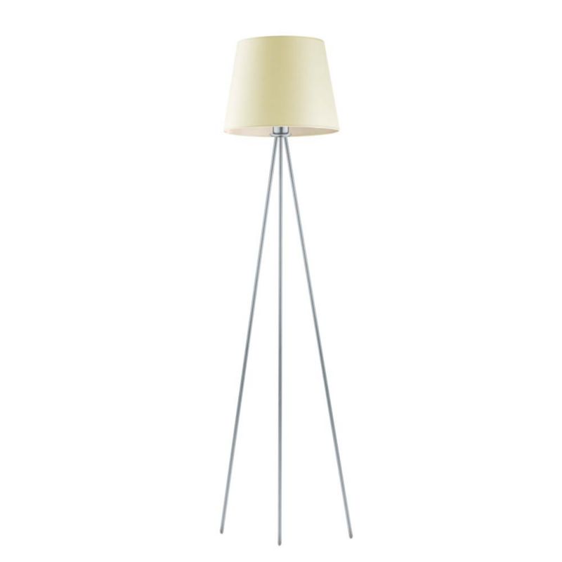Lampa stojąca Volta Light Factory podłogowa trójnóg z abażurem ecru stożek JOLLY 1szt.