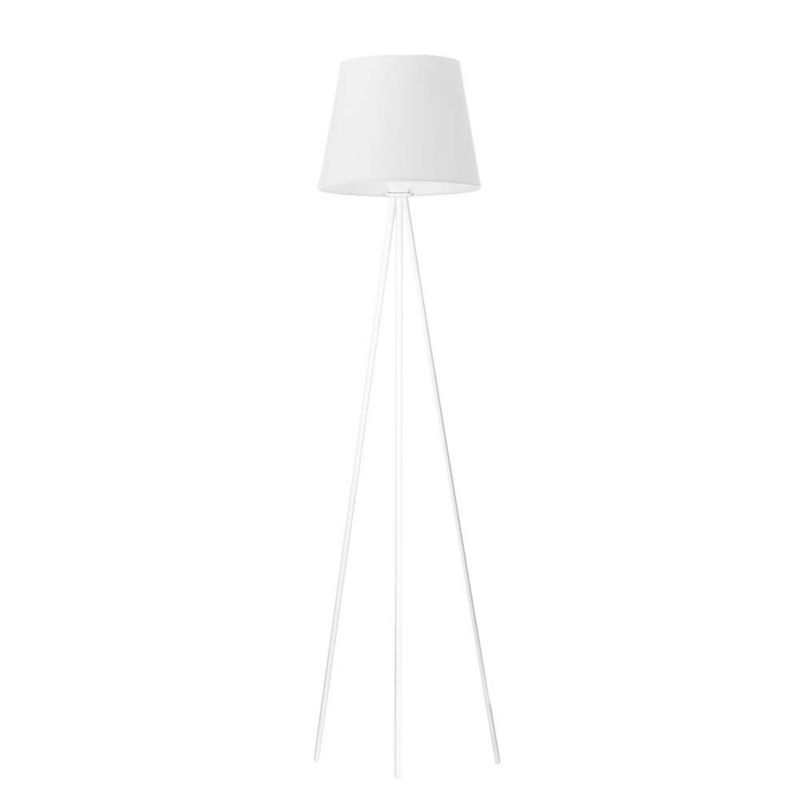 Lampa stojąca Volta Light Factory podłogowa trójnóg z abażurem biały stożek JOLLY 1szt.