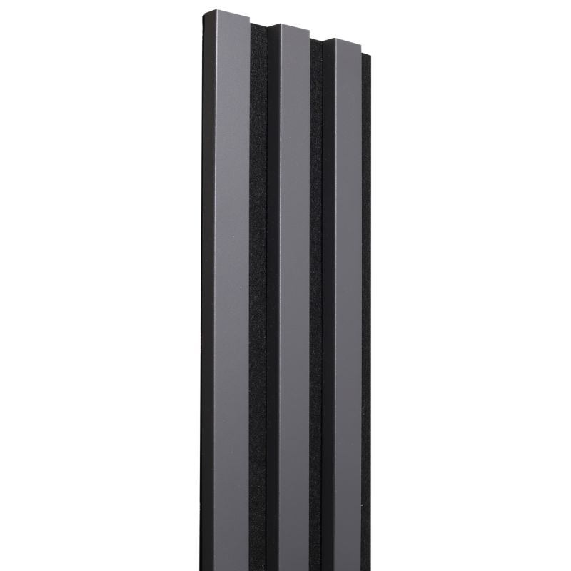 Panel ścienny Max-Stone 3D lamel na filcu akustyczny 265x15 cm INDIGO 1 szt.