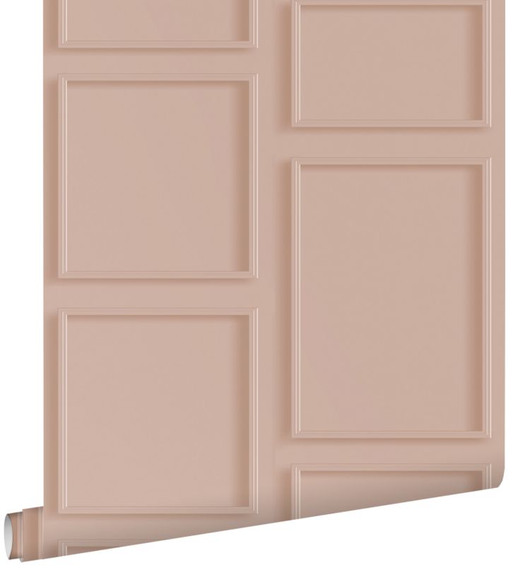 Tapeta ESTAhome panele ścienne starego różu 50 x 900 cm - 1 rol.
