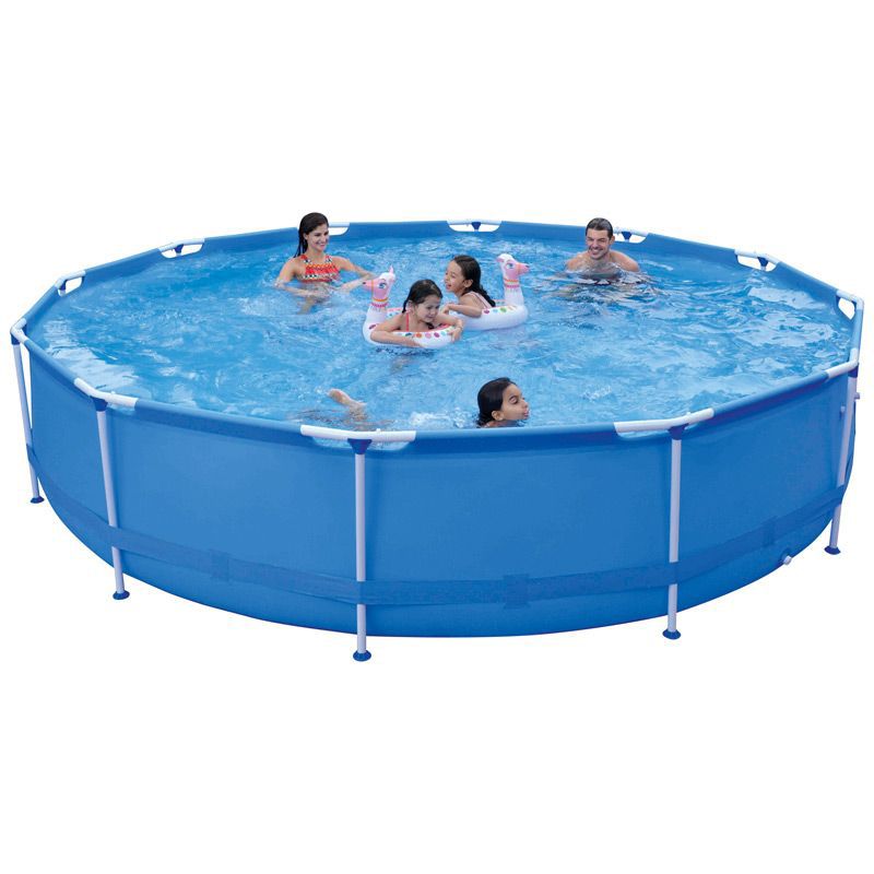 Duży basen ogrodowy Mirpol stelażowy 450 x 90 cm dla całej rodziny 1 szt.
