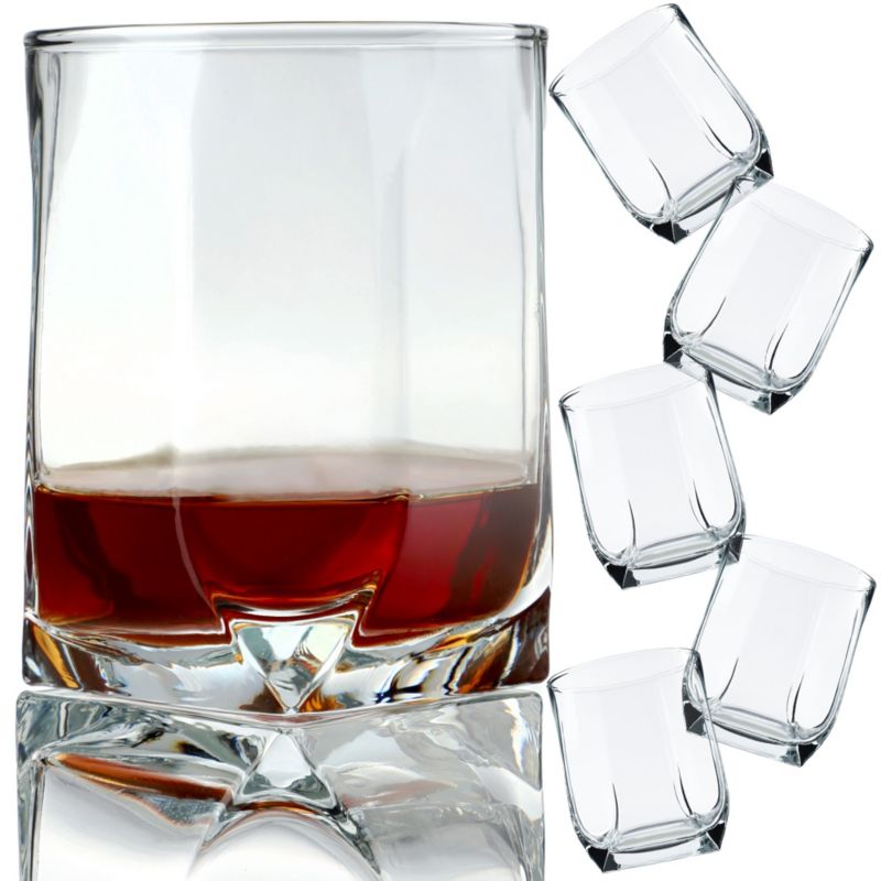 Szklanki KADAX Do Whisky Drinków 320ml Komplet 6 szt.