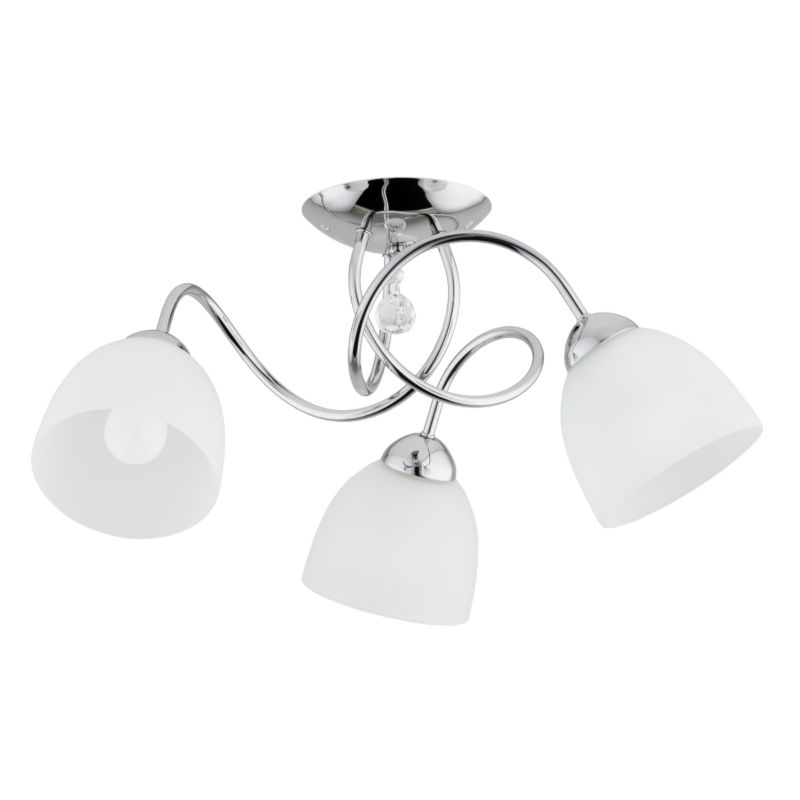 Lampa wisząca dekoracyjny kryształ Alfa ALISA chromowana-srebrna 3xE27x15W IP20 wym:27x55x55cm - 1 szt.
