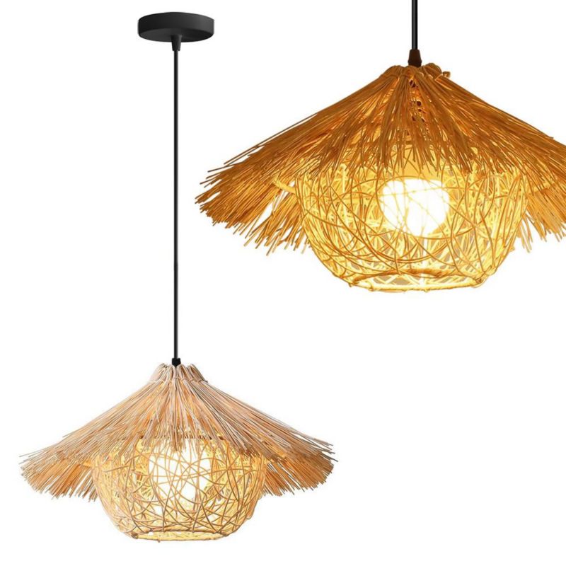Lampa Sufitowa Wisząca Toolight App1636-1Cp Boho Beżowy