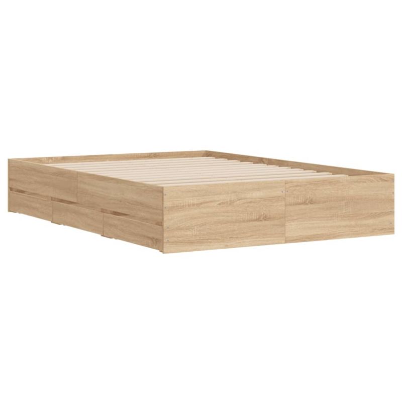 Łóżko drewniane WaszeMeble 120x200 cm brązowe WM-3207282 1 szt.