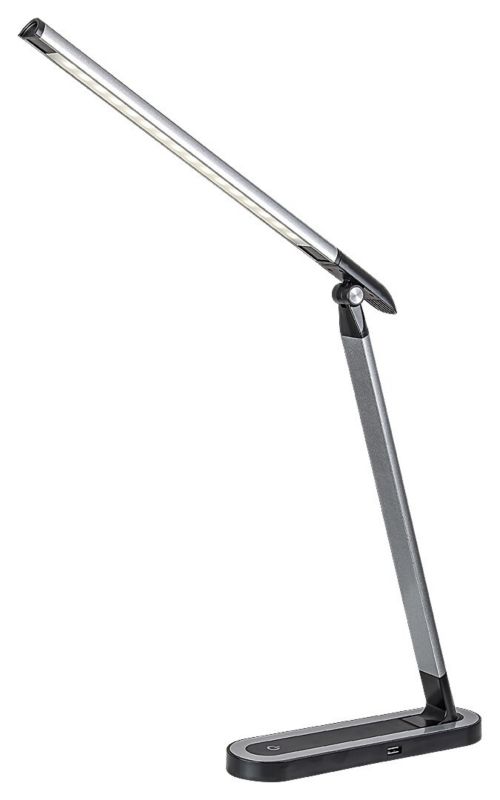 Lampa biurkowa Rabalux Misha biało-czarna LED 7W 4000K 400lm IP20 wym: 40 x 6.5 x 6.5 cm metal - 1 szt.