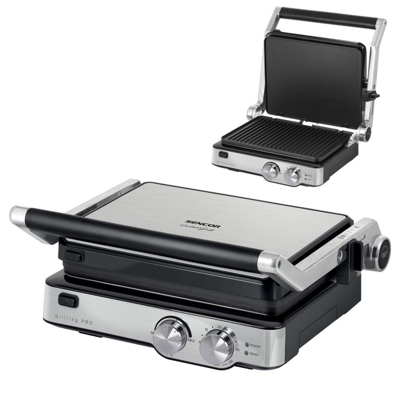 Elektryczny Grill Sencor SBG 4010SS Przenośny 2000W 1szt