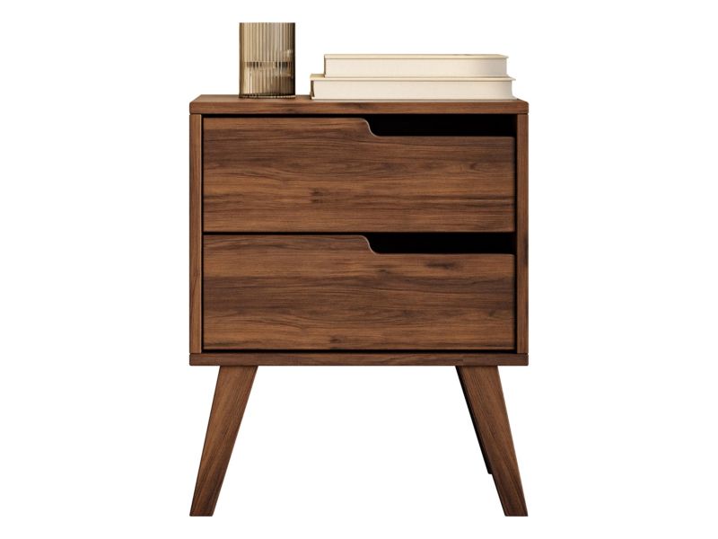 Stolik nocny MIRJAN 24 Nordelo prawy warmia walnut 1 szt.
