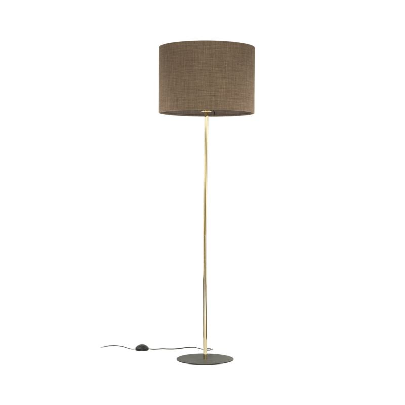 Lampa Podłogowa Tk-Lighting Umberto Brown Gold 1 - 1szt.