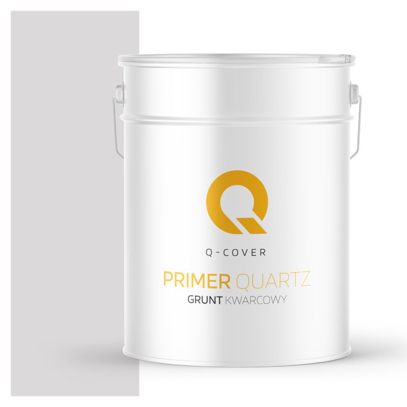 Grunt Kwarcowy pod Tynk Mozaikowy Q-Cover Szary jasny M21 15KG
