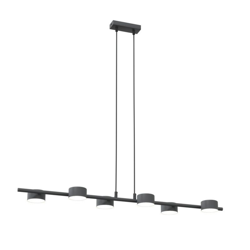 Lampa wisząca Emibig SORA czarna 6xGX53x10W IP20 wym:140x100x19cm - 1 szt.