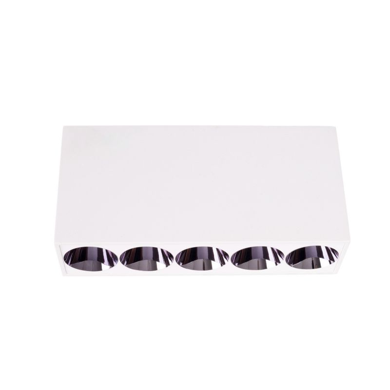 Lampa sufitowa prostokątna Maxlight X-LINE biała LED 8W biały ciepły 3000KK 560lm IP20 - 1 szt