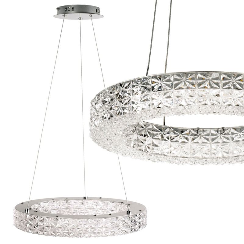 Lampa Sufitowa Wisząca Toolight Led Ms004-Cp Chrom