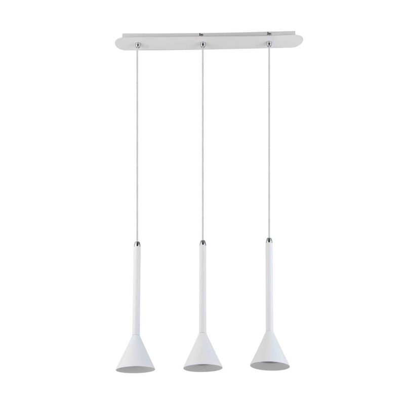 Lampa sufitowa wisząca Italux Anela 6884 biała nowoczesna 3xGU10 x 50W 1 szt.