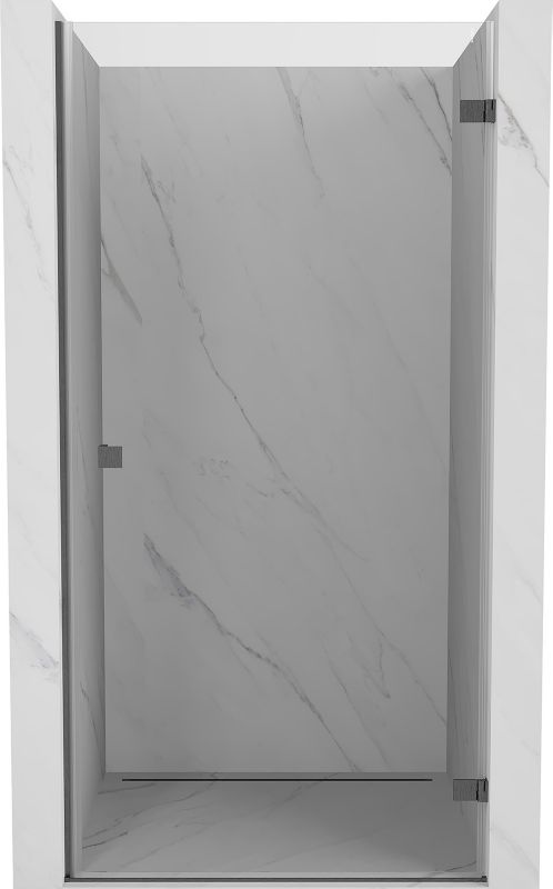 Drzwi prysznicowe uchylne Mexen Lunar-B transparent gun gray 60x200 cm 1 szt.